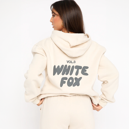 White Fox Sweatpants Set