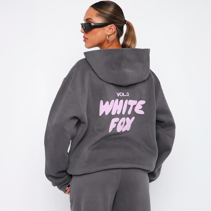 White Fox Sweatpants Set