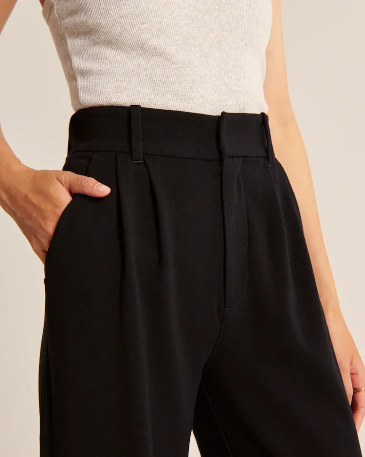 Wide Leg Tailored Pants